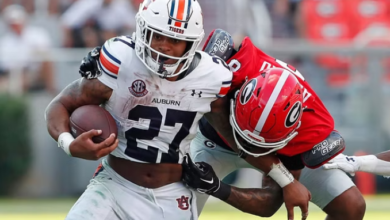 Auburn Tigers Football vs Georgia Bulldogs Football Match Player Stats